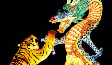 tiger and dragon illustration